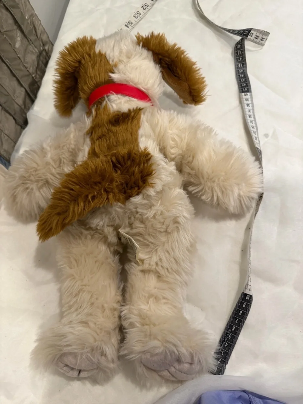 Build-A-Bear Cream Plush Puppy with Satin Tag - Picture 9 of 13